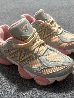 Size 4 - New Balance Joe Freshgoods 9060 Baby Shower Blue Athletic Casual